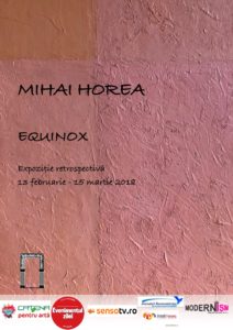afiș expo MIHAI HOREA